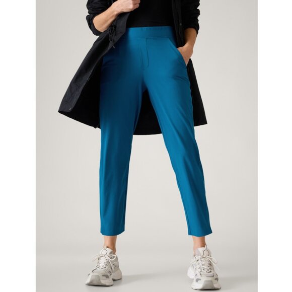 Athleta Pants - Athleta Brooklyn Mid Rise Ankle Pant, 6 Petite, Dark Lapis Blue